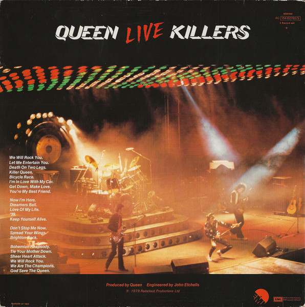 Queen - Live Killers | EMI (4C 154-62792/3) - 4 Queen - Live Killers | EMI (4C 154-62792/3) - 4