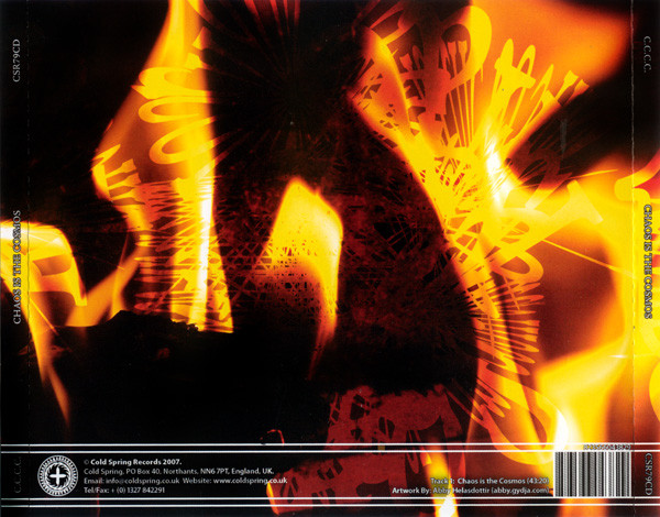 C.C.C.C. - Chaos Is The Cosmos | Cold Spring (CSR79CD) - 2