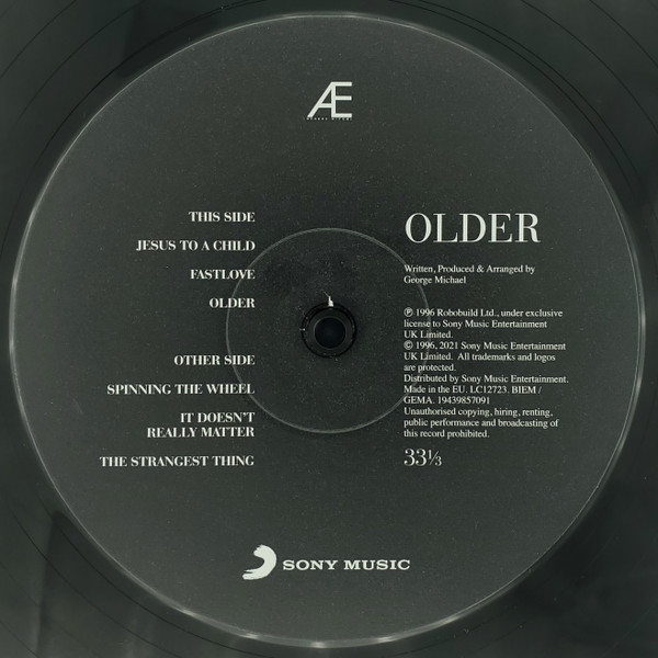 George Michael - Older | Sony Music (19439857091/B) - 3 George Michael - Older | Sony Music (19439857091/B) - 3