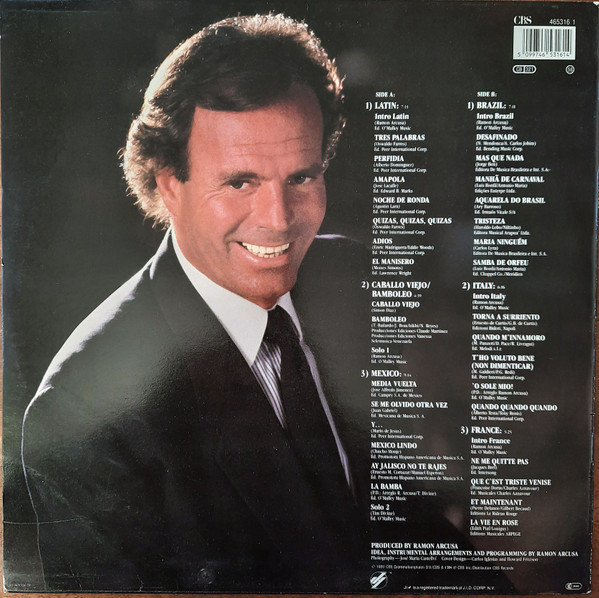 Julio Iglesias - Raices | CBS (465316 1) - 2