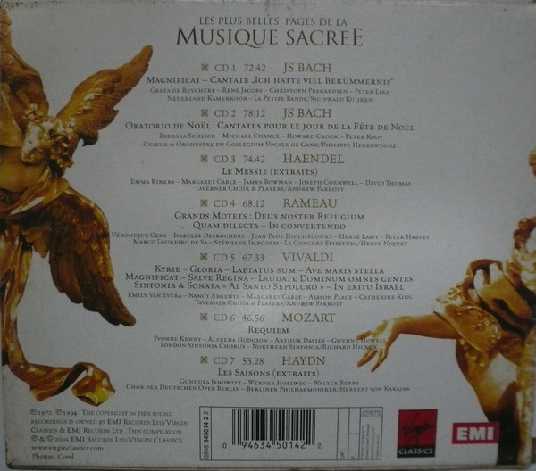 Various - Les Plus Belles Pages De La Musique Sacrée | Virgin Classics (0946 345014 2 2) - 3 Various - Les Plus Belles Pages De La Musique Sacrée | Virgin Classics (0946 345014 2 2) - 3