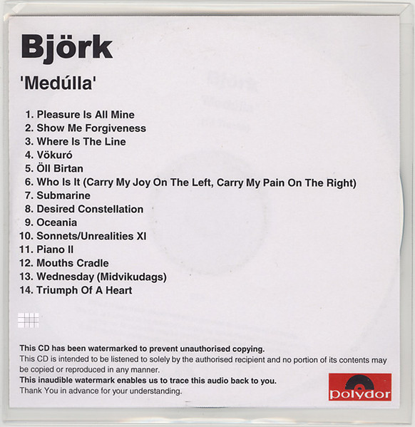 Björk - Medúlla | Polydor (none) - main