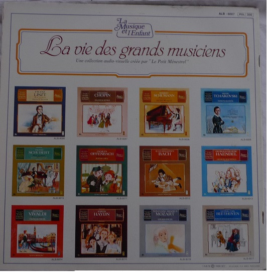 Delphine Seyrig , Francis Huster - Frédéric Chopin, Sa Vie, Ses Œuvres | Le Petit Ménestrel (ALB - 6007) - 2