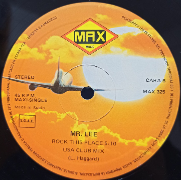 Mr. Lee - Rock This Place | Max Music (MAX 325) - 4