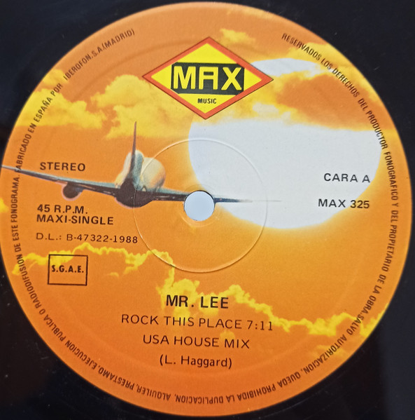 Mr. Lee - Rock This Place | Max Music (MAX 325) - 3