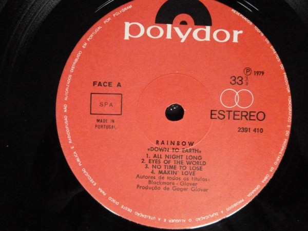 Rainbow - Down To Earth | Polydor (2391 410) - 3 Rainbow - Down To Earth | Polydor (2391 410) - 3