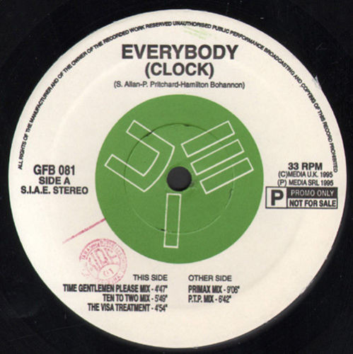 Clock - Everybody | GFB Records (GFB 081) - main