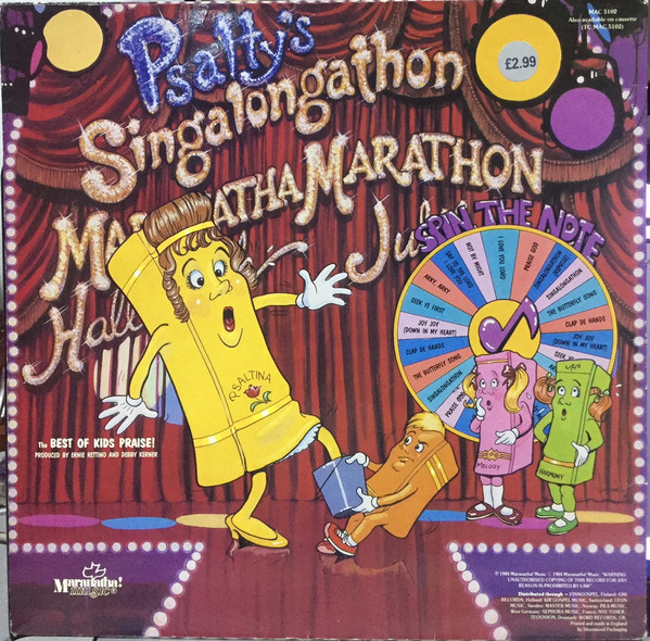 Psalty - Psalty's Singalongathon Maranatha Marathon Hallelujah Jubilee ...The Best Of Kids Praise | Maranatha! Music (MAC 5102) - 2 Psalty - Psalty's Singalongathon Maranatha Marathon Hallelujah Jubilee ...The Best Of Kids Praise | Maranatha! Music (MAC 5102) - 2