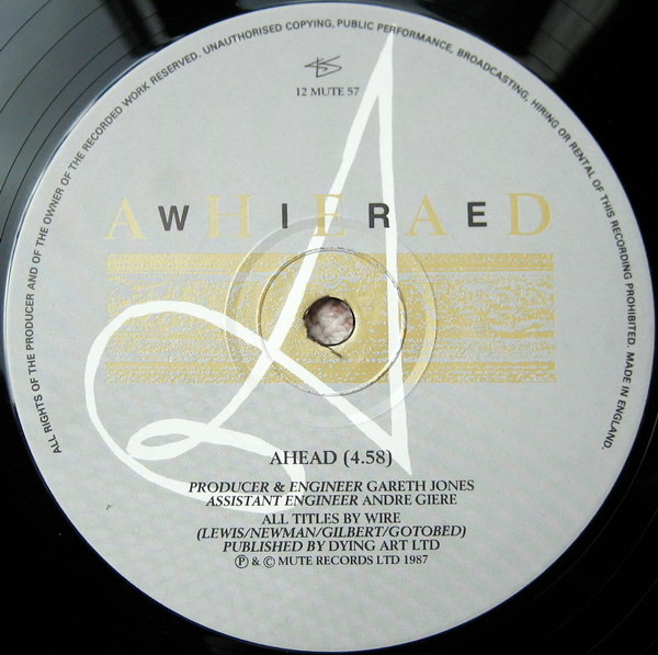 Wire - Ahead | Mute (12 MUTE 57) - 3