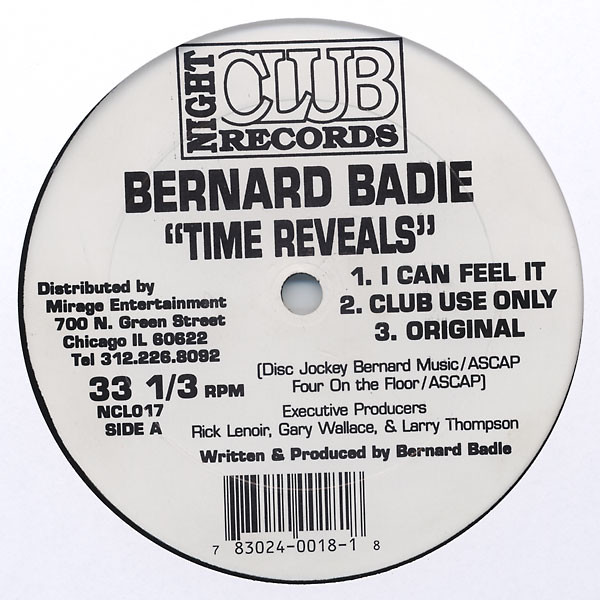 Bernard Badie - Time Reveals | Night Club Records (NCL-017) - main Bernard Badie - Time Reveals | Night Club Records (NCL-017) - main