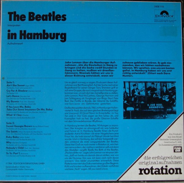 The Beatles - In Hamburg | Polydor (2428 115) - 2 The Beatles - In Hamburg | Polydor (2428 115) - 2
