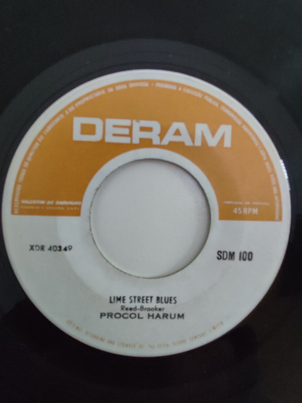 Procol Harum - A Whiter Shade Of Pale / Lime Street Blues | Deram (SDM 100) - 2