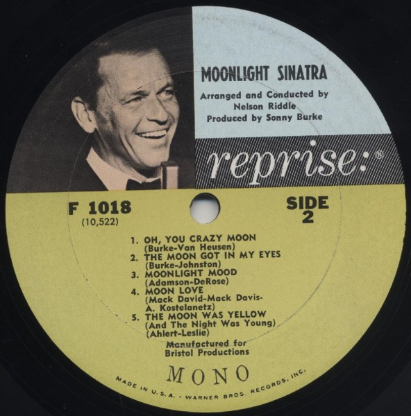 Frank Sinatra - Moonlight Sinatra | Reprise Records (F-1018) - 4
