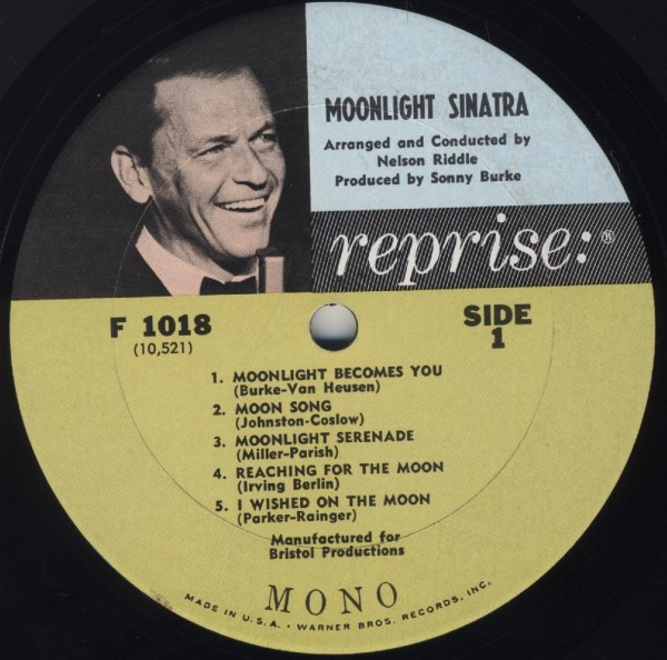 Frank Sinatra - Moonlight Sinatra | Reprise Records (F-1018) - 3