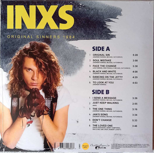INXS - Original Sinners 1984 LP | Cult Legends (CL88037) - 2 INXS - Original Sinners 1984 LP | Cult Legends (CL88037) - 2