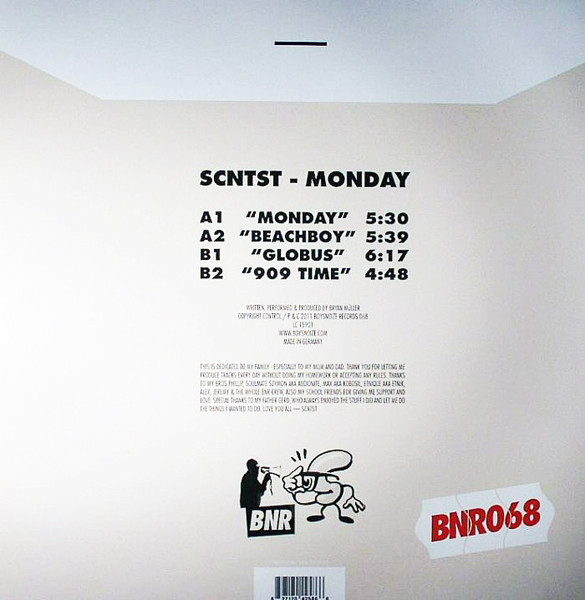 SCNTST - Monday | Boysnoize Records (BNR068) - 2