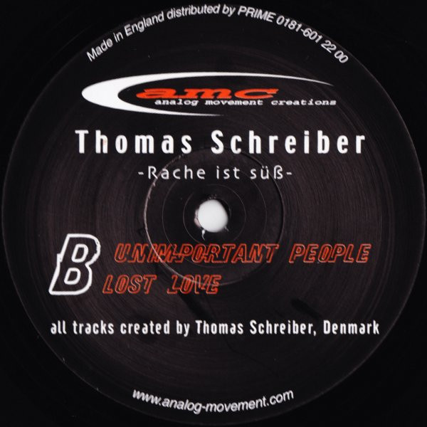 Thomas Schreiber - Rache Ist Süß | Analog Movement Creations (amc07) - 2