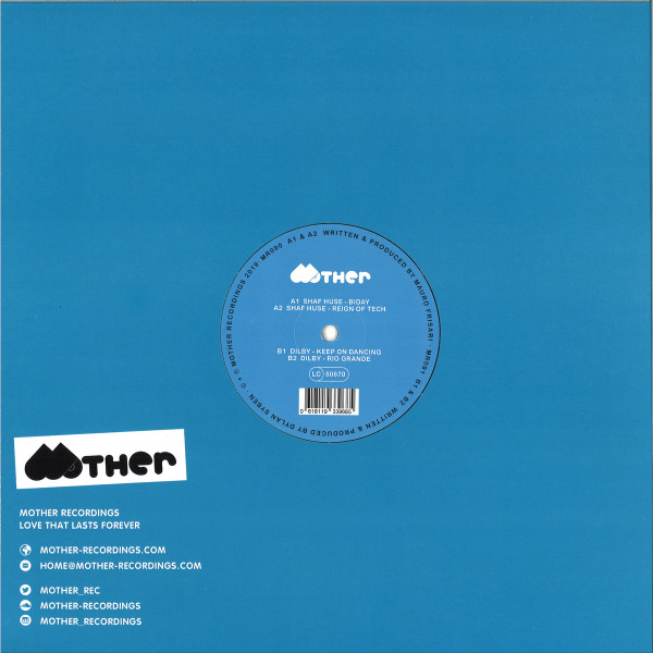 Shaf Huse / Dilby - Biday / Keep On Dancing | Mother (MOTHER090/091) - 2