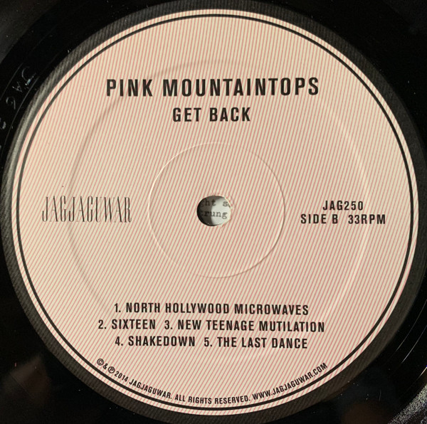 Pink Mountaintops - Get Back | Jagjaguwar (JAG250) - 4 Pink Mountaintops - Get Back | Jagjaguwar (JAG250) - 4
