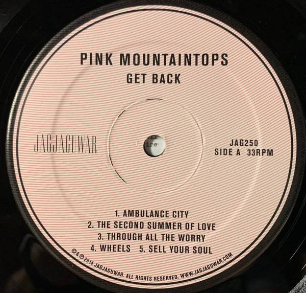 Pink Mountaintops - Get Back | Jagjaguwar (JAG250) - 3 Pink Mountaintops - Get Back | Jagjaguwar (JAG250) - 3