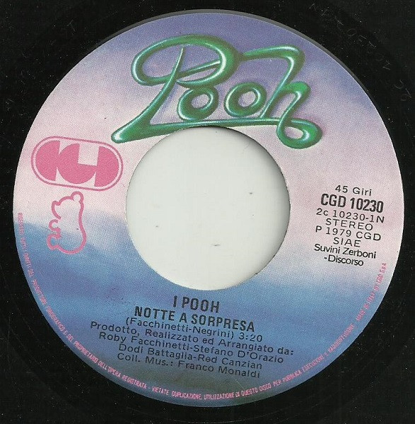 Pooh - Notte A Sorpresa | CGD (CGD 10230) - 3