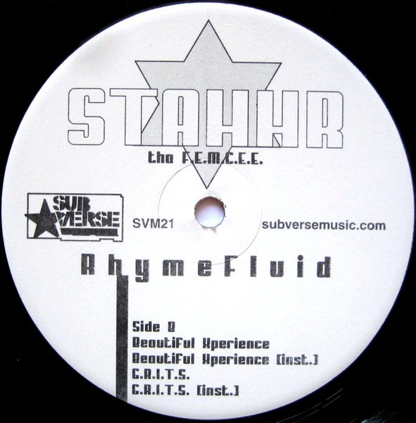 Stahhr - Rhyme Fluid | Sub Verse Music (SVM21) - 4 Stahhr - Rhyme Fluid | Sub Verse Music (SVM21) - 4