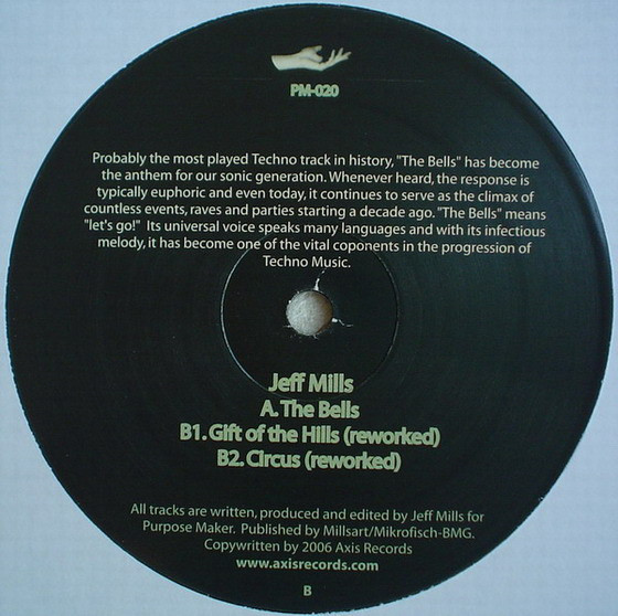 Jeff Mills - The Bells (10th Anniversary) | Purpose Maker (PM-020) - 2