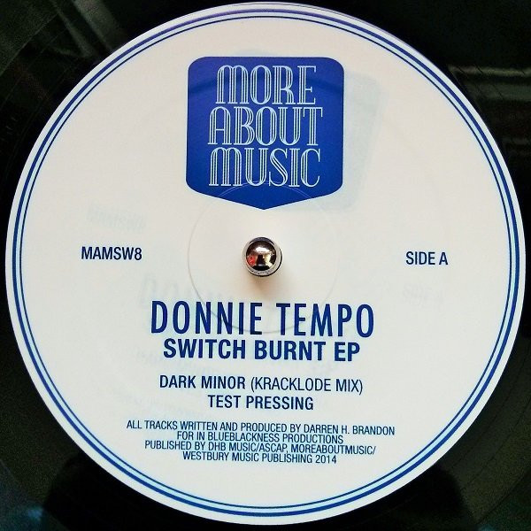 Donnie Tempo - Switch Burnt EP | Moreaboutmusic (MAMSW8)