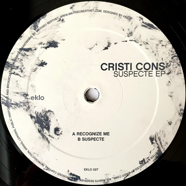Cristi Cons - Suspecte EP (USED) | Eklo (EKLO 027)