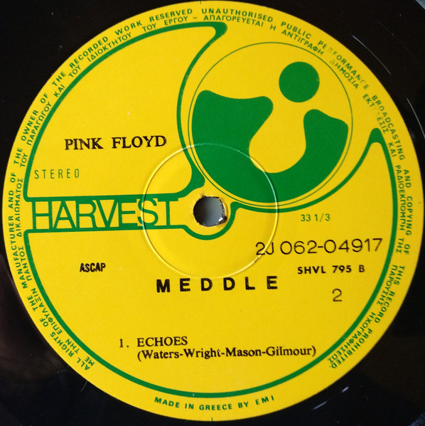 Pink Floyd - Meddle | Harvest (14C 062-04917) - 4 Pink Floyd - Meddle | Harvest (14C 062-04917) - 4