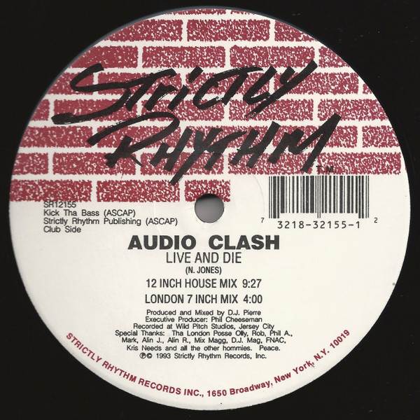 Audio Clash - Live And Die | Strictly Rhythm (SR12155)