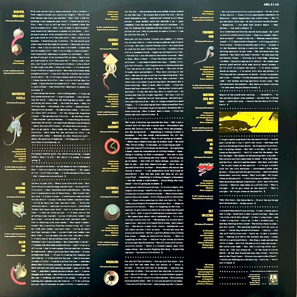 Thrashing Doves - Bedrock Vice | A&M Records (AMA 5149) - 4