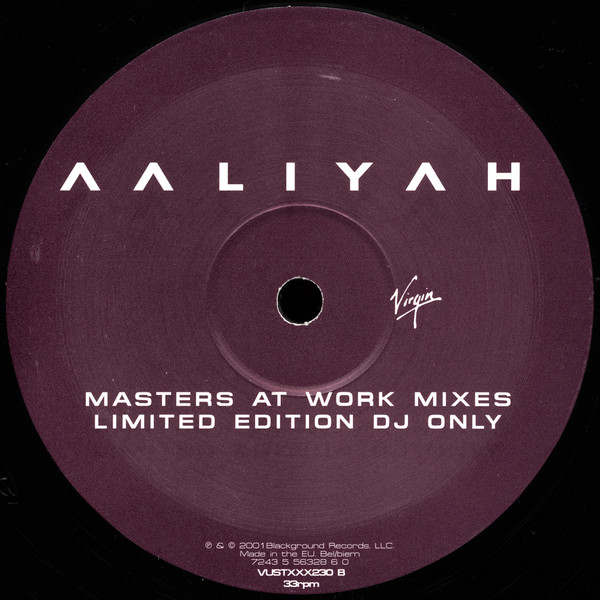 Aaliyah - More Than A Woman (Unreleased Masters At Work Remixes) | Virgin (VUSTXXX230)