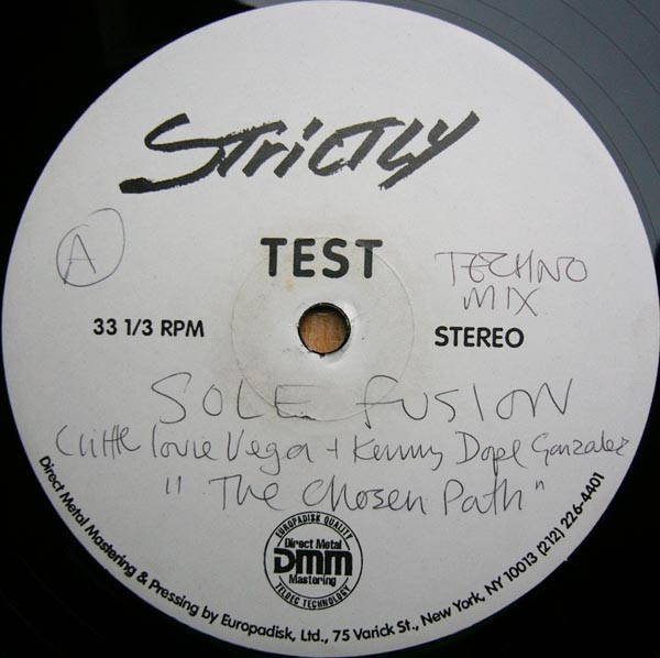 Sole Fusion - The Chosen Path | Strictly Rhythm (SR12328) - main Sole Fusion - The Chosen Path | Strictly Rhythm (SR12328) - main