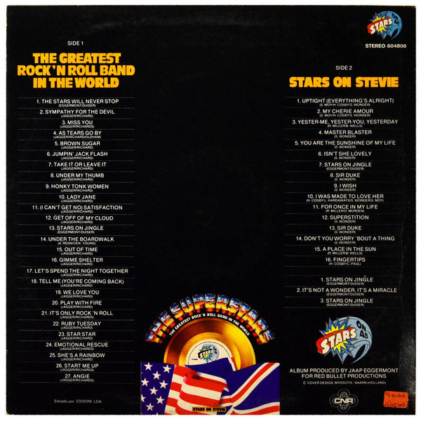 Stars On 45 - The Superstars (The Greatest Rock ´N Roll Band In The World / Stars On Stevie) | CNR (604808) - 2