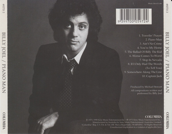 Billy Joel - Piano Man | Columbia (492721 2) - 2