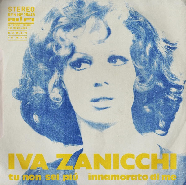 Iva Zanicchi - La Riva Bianca La Riva Nera | Rifi (RFN NP 16445) - 2