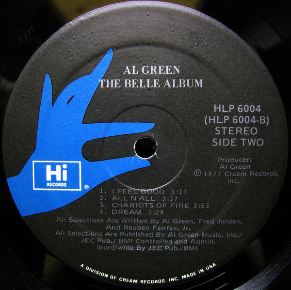 Al Green - The Belle Album | Hi Records (HLP 6004) - 4