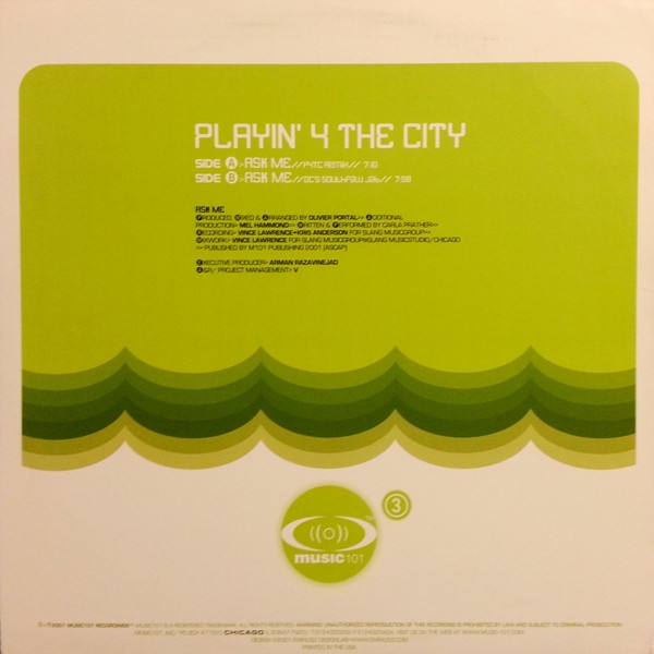 Playin' 4 The City - Ask Me - Part 2 | Music 101 (M101-003) - 2
