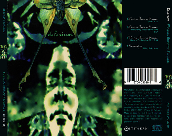 Delerium - Flowers Become Screens | Nettwerk (W2-3080) - 2