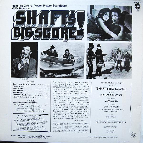 Gordon Parks - Shaft's Big Score! - The Original Motion Picture Soundtrack | MGM Records (1 SE 36 ST) - 2