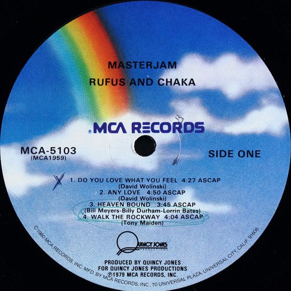 Rufus & Chaka Khan - Masterjam | MCA Records (MCA-5103) - 3 Rufus & Chaka Khan - Masterjam | MCA Records (MCA-5103) - 3