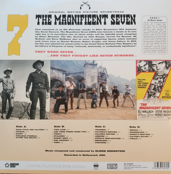 Elmer Bernstein - The Magnificent Seven | Soundtrack Factory (SF 579411) - 3 Elmer Bernstein - The Magnificent Seven | Soundtrack Factory (SF 579411) - 3