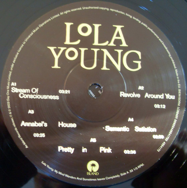 Lola Young - My Mind Wanders And Sometimes Leaves Completely | Island Records (4554172) - 4 Lola Young - My Mind Wanders And Sometimes Leaves Completely | Island Records (4554172) - 4