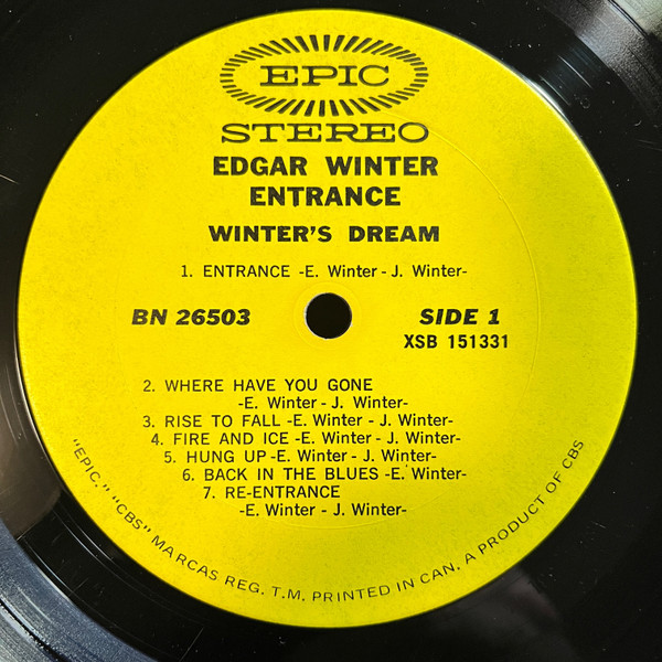 Edgar Winter - Entrance | Epic (BN 26503) - 3 Edgar Winter - Entrance | Epic (BN 26503) - 3