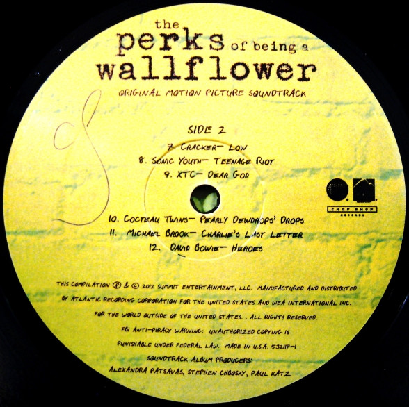 Various - The Perks Of Being A Wallflower (Original Motion Picture Soundtrack) | Atlantic (532117-1) - 4 Various - The Perks Of Being A Wallflower (Original Motion Picture Soundtrack) | Atlantic (532117-1) - 4