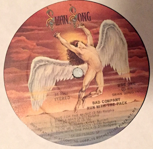 Bad Company - Run With The Pack | Swan Song (SS 8503) - 3 Bad Company - Run With The Pack | Swan Song (SS 8503) - 3