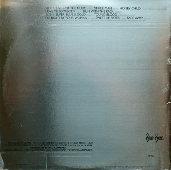 Bad Company - Run With The Pack | Swan Song (SS 8503) - 2 Bad Company - Run With The Pack | Swan Song (SS 8503) - 2