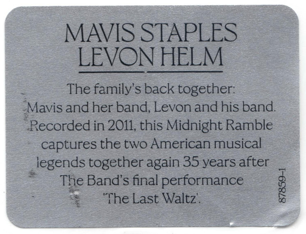 Mavis Staples ⦁ Levon Helm - Carry Me Home | Anti- (87859 1) - 4 Mavis Staples ⦁ Levon Helm - Carry Me Home | Anti- (87859 1) - 4