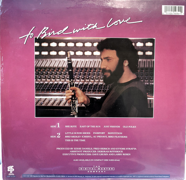 Eddie Daniels - To Bird With Love | GRP (GRP 91034) - 2 Eddie Daniels - To Bird With Love | GRP (GRP 91034) - 2